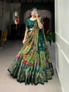 Musafir By Lnb1219 Tasar Silk Kalamkari Print Lehenga Choli Wholesale In India